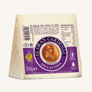 El Gran Cardenal Lactose-free matured mixed milk cheese, wedge 250 gr